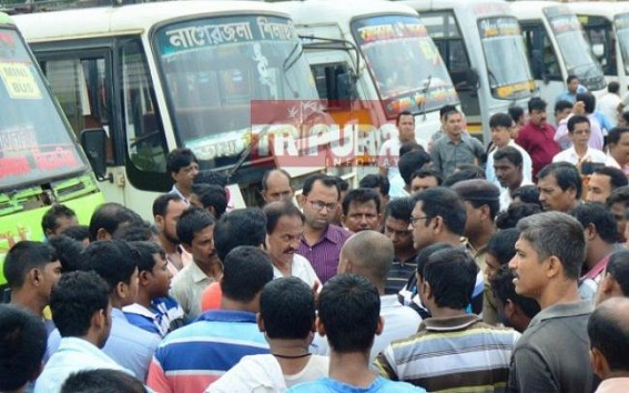 After CM asked Drivers to learn 'Manners', Bus Drivers shown Transport Dept 'Manners' After CM asked Drivers to learn 'Manners', Bus Drivers shown Transport Dept 'Manners'